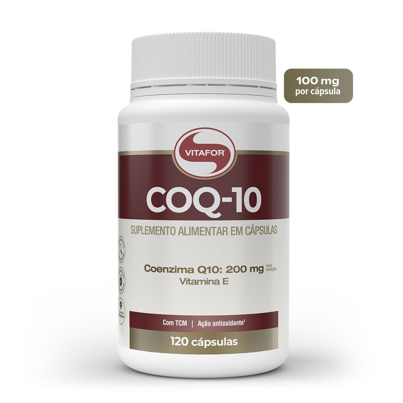 Coenzima Q10 - 120 cap (200mg p/ porção)