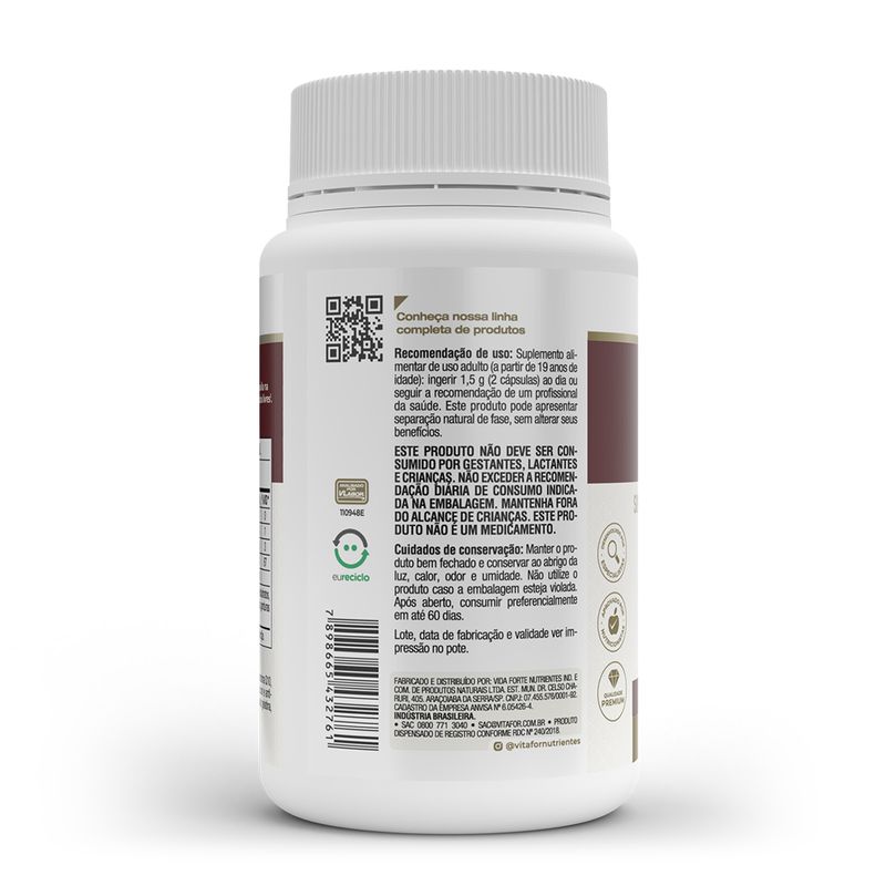 Coenzima Q10 - 120 cap (200mg p/ porção)