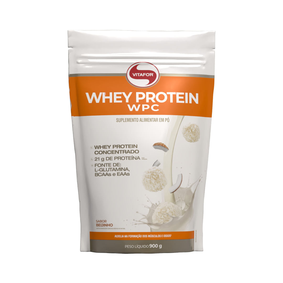 Whey Protein WPC -Pouch 900g Beijinho