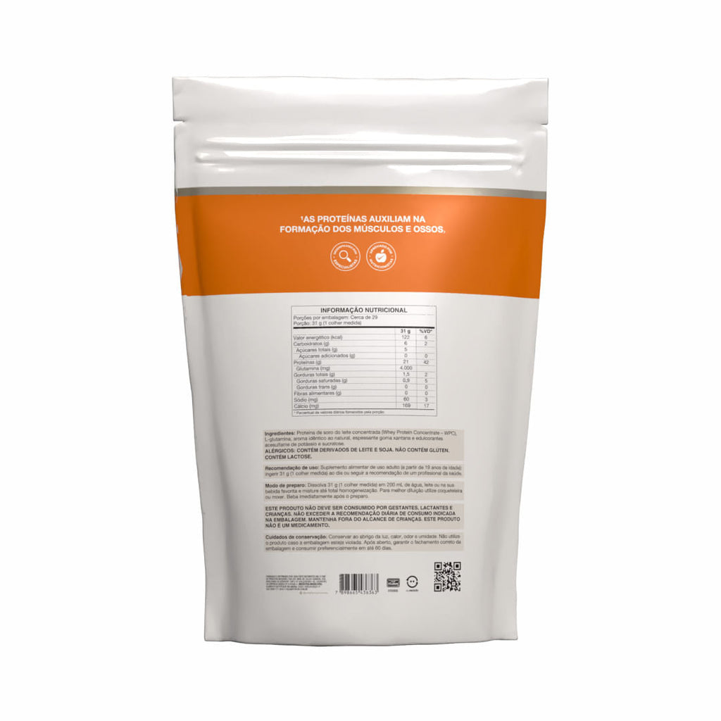Whey Protein WPC -Pouch 900g Beijinho